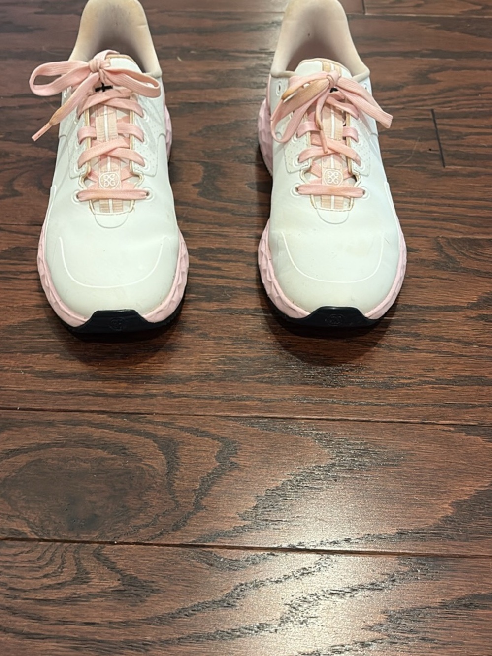 G/FORE White and Pink Women's Athletic Shoes